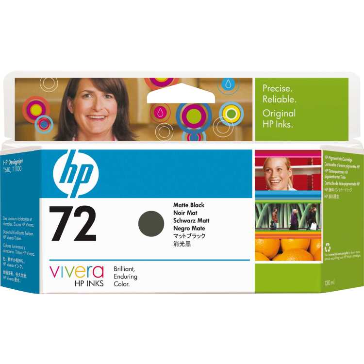 HP 71 Inktcartridge inkt C9403A, Mat Zwart