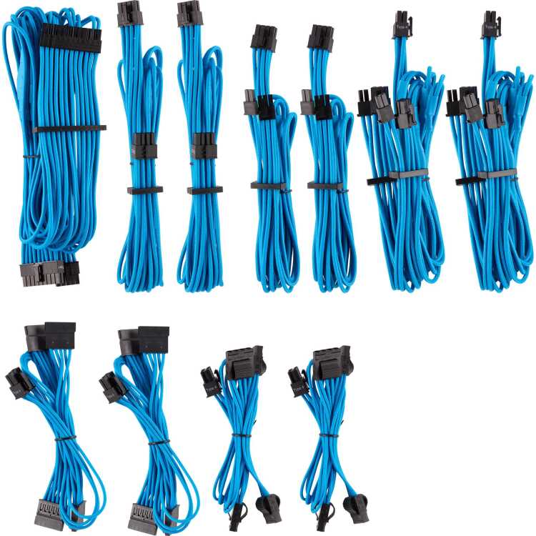 Corsair Premium Individually Sleeved PSU Pro Kit Type 4 Gen 4 kabel 20-delig