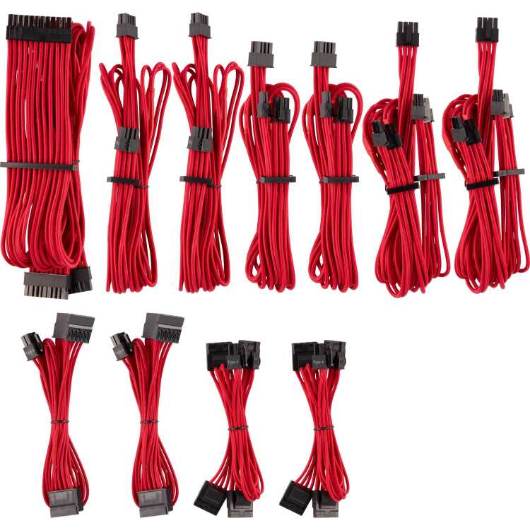 Corsair Premium Individually Sleeved PSU Pro Kit Type 4 Gen 4 kabel 20-delig
