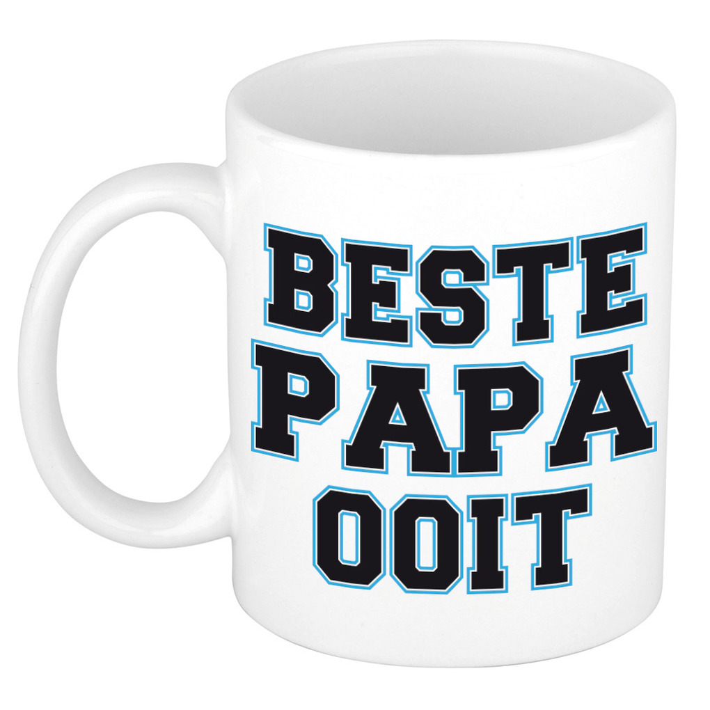 Beste papa ooit kado mok / beker voor Vaderdag / verjaardag -