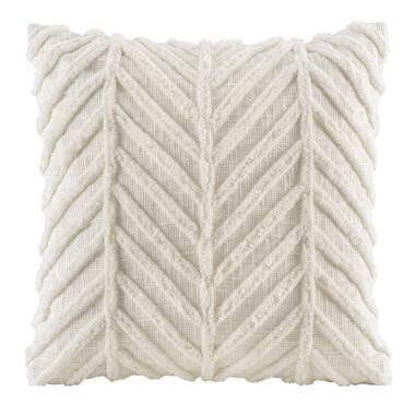 Sierkussen Boas - off white - 45x45 cm - Leen Bakker