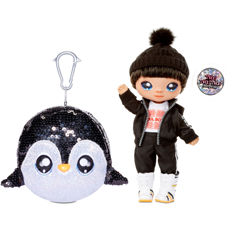 MGA Entertainment Na! Na! Na! Surprise 2-in-1 Sparkle Series 1 Fashion Doll - Andre Avalanche pop