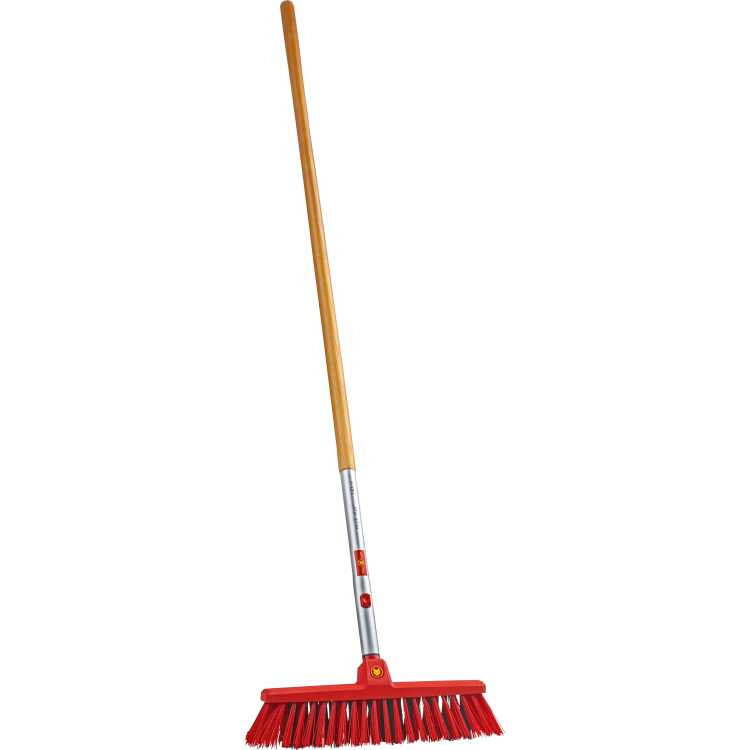 WOLF-Garten Straatbezem SB 400 M + essenhouten steel ZM 140 Set bezem