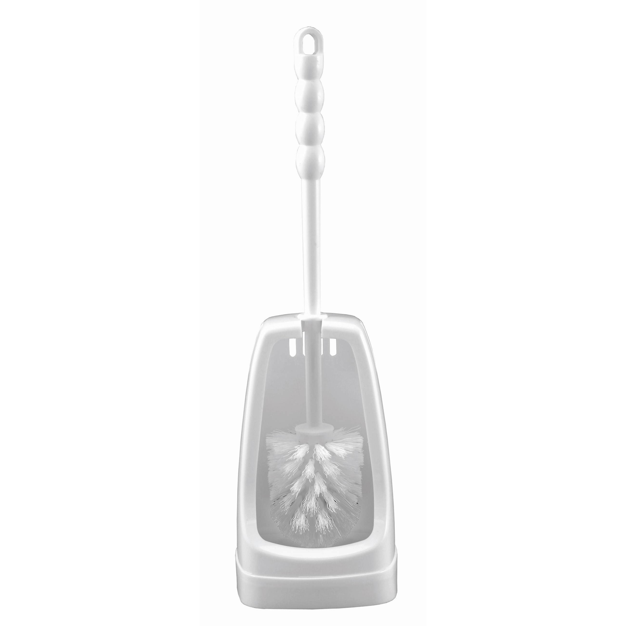 Sorx Toiletborstel met houder - wit - kunststof - 35 cm - wc borstel -
