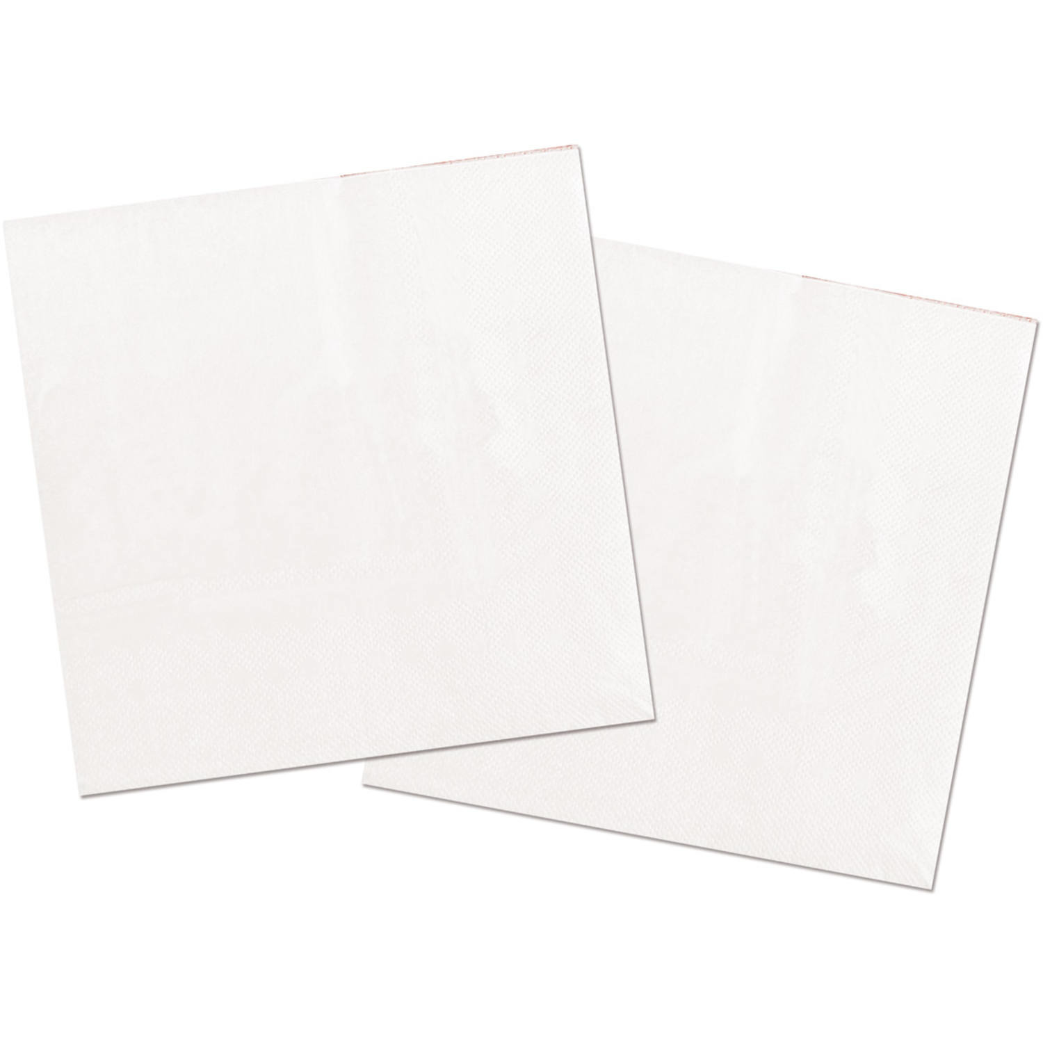 40x stuks servetten van papier wit 33 x 33 cm -