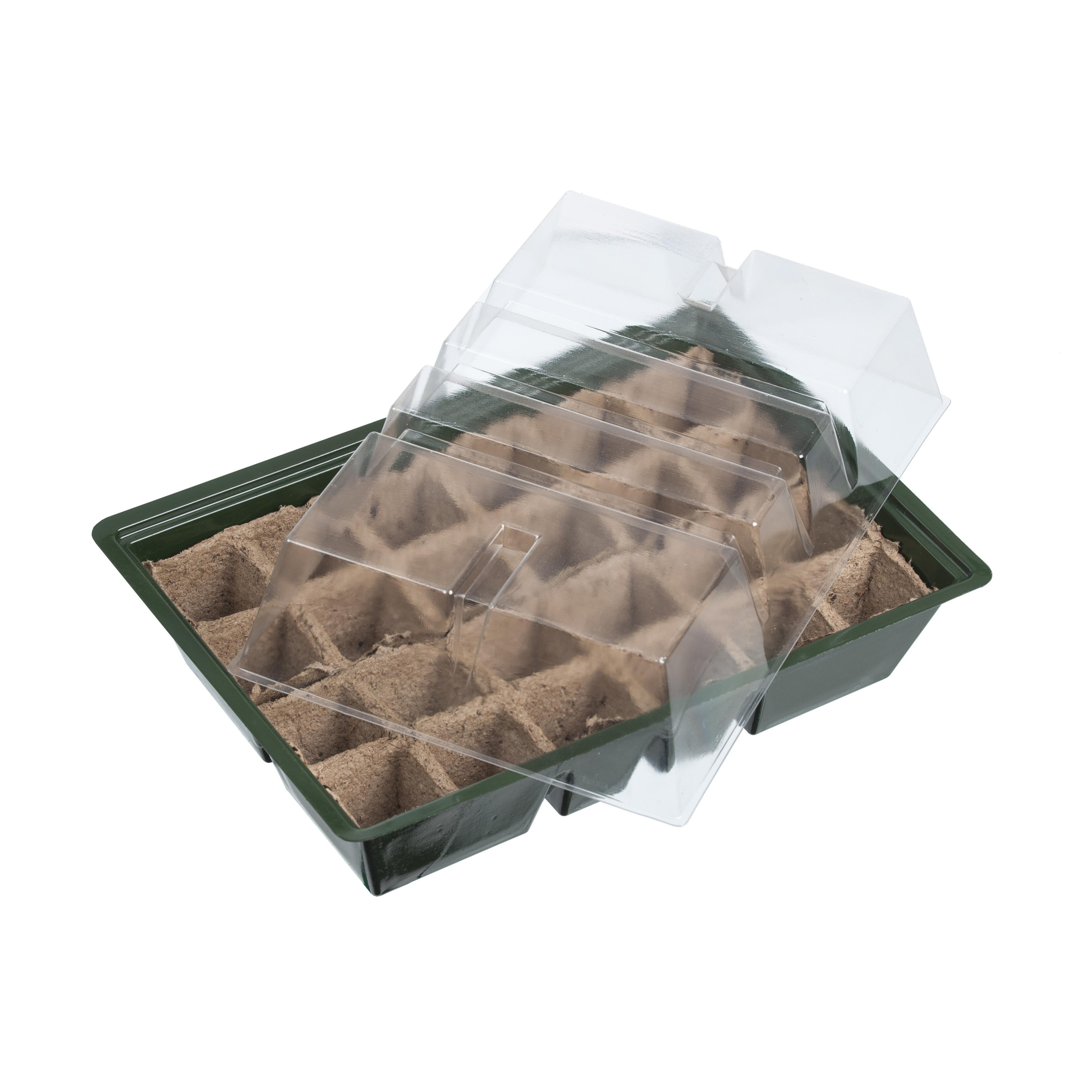 Kweekbak/kweekkast met deksel 14 x 33 x 23 cm -