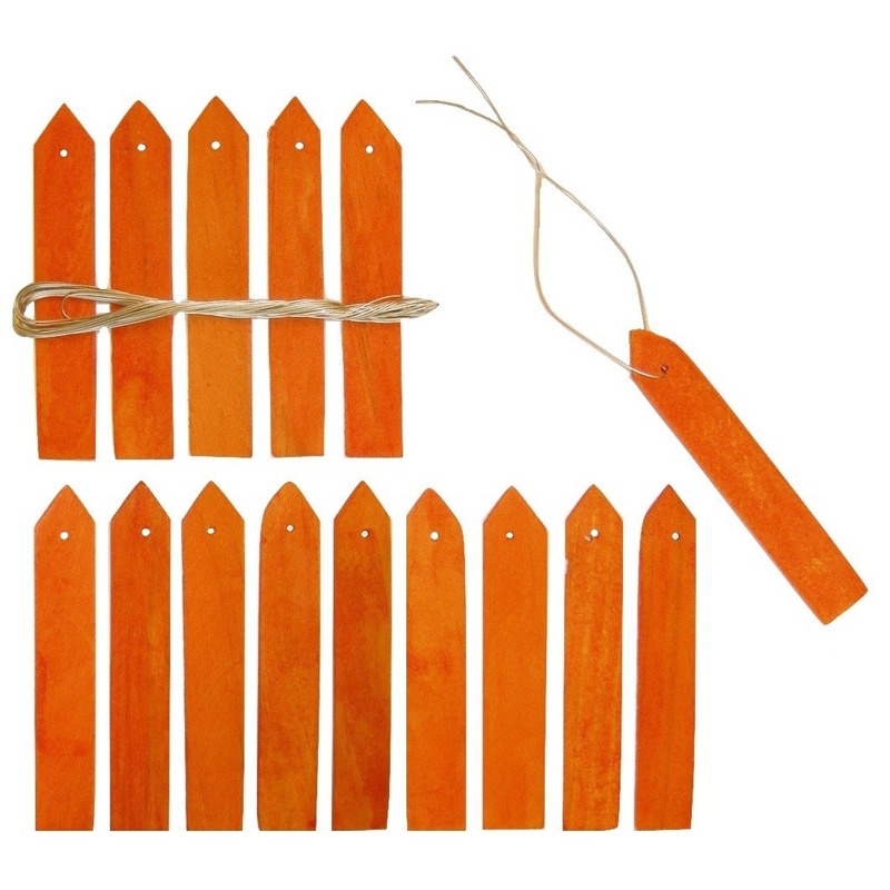 75x Fruitbomen/planten etiketten 10 cm -