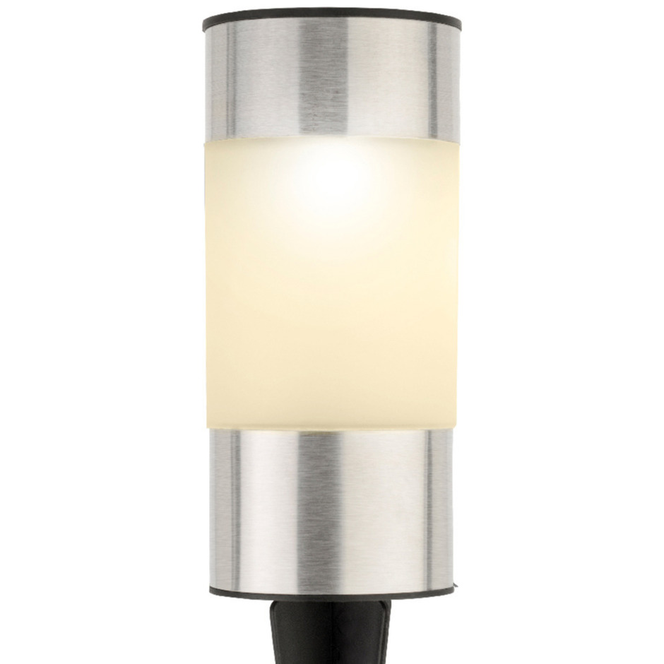 Solar prikspot - zilver - 14 cm - tuinverlichting -