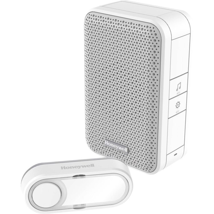 Honeywell DC311S Draadloze draagbare deurbel met drukknop deurbel