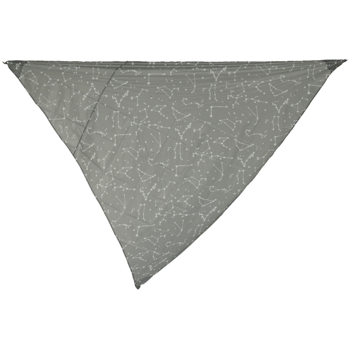 Schaduwdoek/zonnescherm driehoek grijs 3 x 3 x 3 meter -