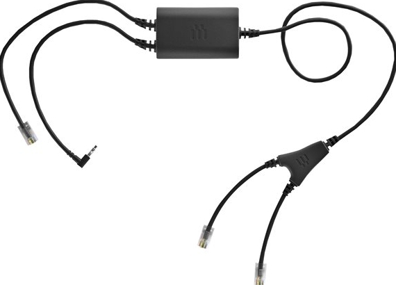 EPOS CEHS-PA 01 - Elektronische haakschakeladapter voor koptelefoon, VoIP-telefoon - voor IMPACT D 10; IMPACT DW 20, 30, Office USB, Office USB ML, Pro1, Pro2; IMPACT SDW 50XX