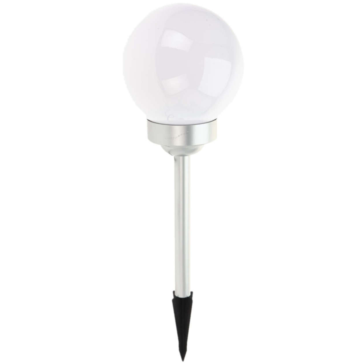 Pro Garden Solar tuinlamp/prikspot bol - op zonne-energie - dia 15 cm - Prikspots -