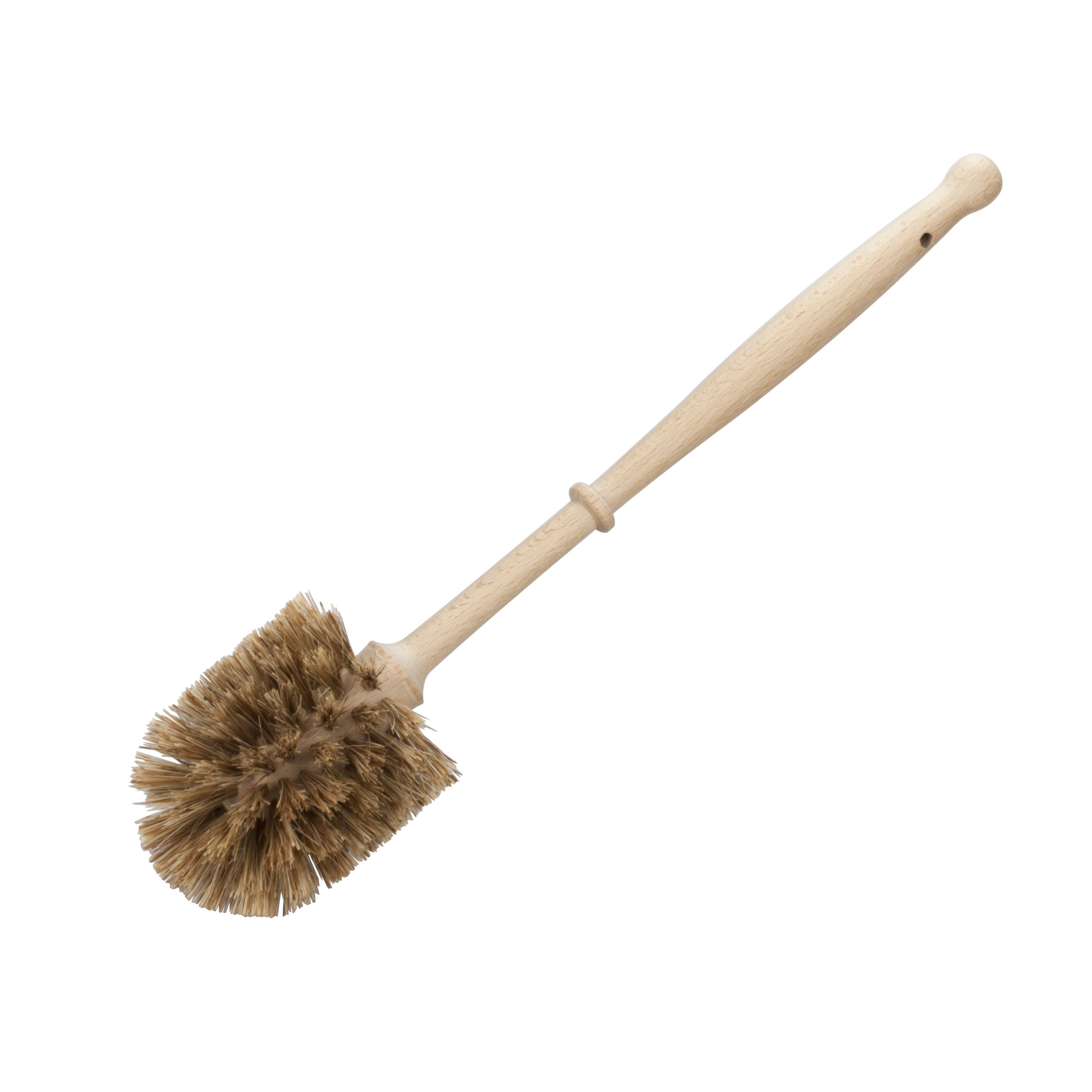 Buemag houten wc/toiletborstel - 36 cm - Toilet accessoires Nature -