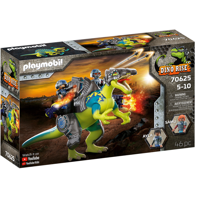PLAYMOBIL Dino Rise - Spinosaurus: dubbele verdedigingskracht constructiespeelgoed 70625