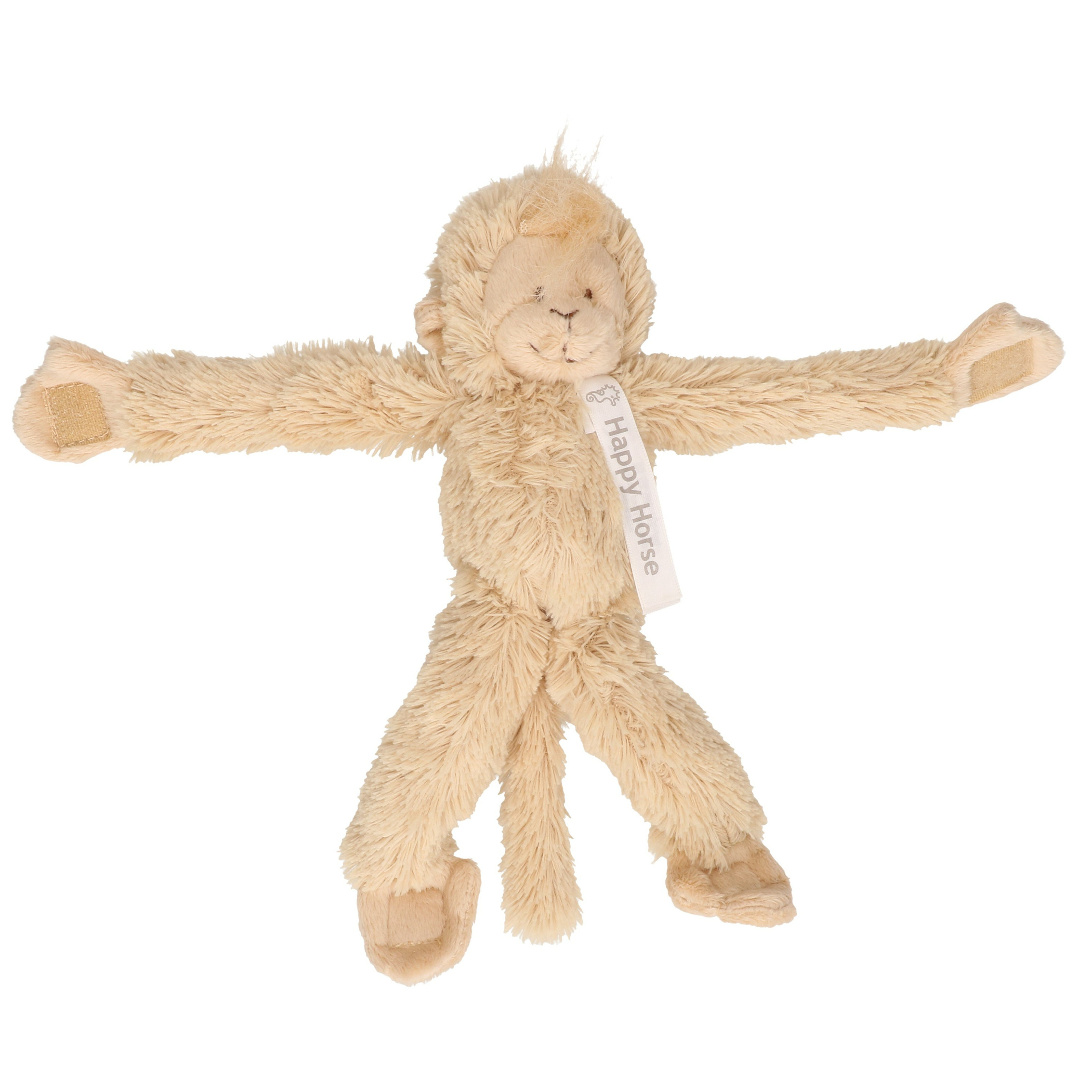 2x stuks happy Horse pluche aapje knuffel - 23 cm -