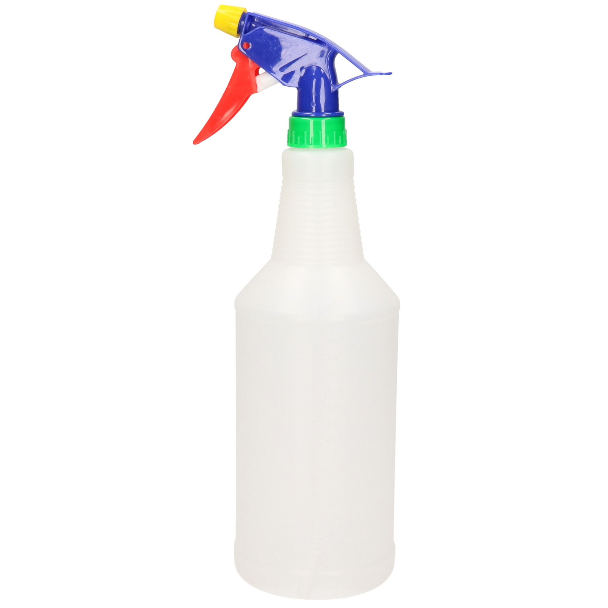 Waterverstuivers/plantenspuiten transparant/rood/groen/blauw/geel 1 liter -