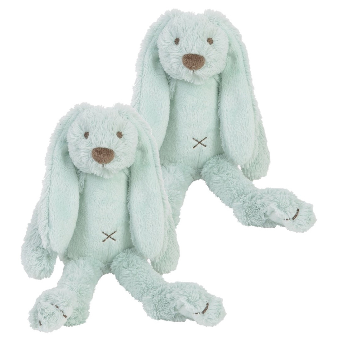 2x stuks happy Horse knuffel konijn Richie mint 28 cm -