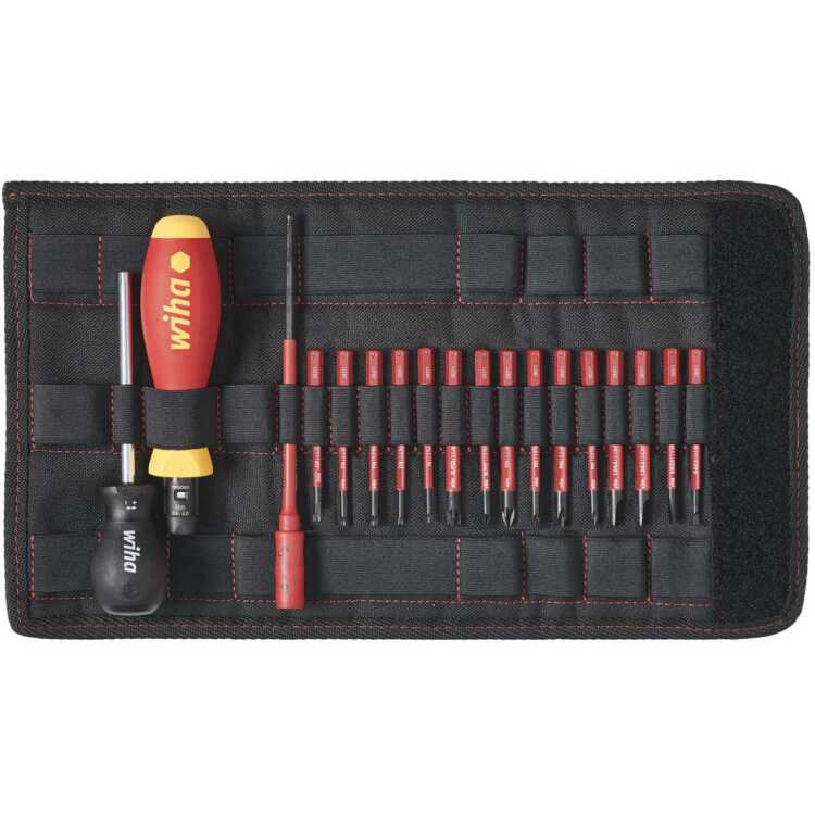 Wiha Momentschroevendraaierset TorqueVario-S electric schroevendraaier 19-delig, 0,8 - 5 Nm