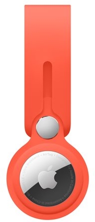 Lus voor anti-loss Bluetooth tag - elektrisch oranje - voor AirTag