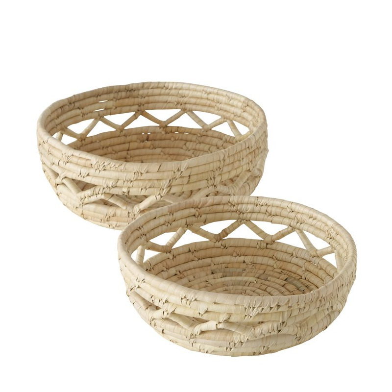 Badkamer/toilet/hobby mandjes set van 2x stuks -
