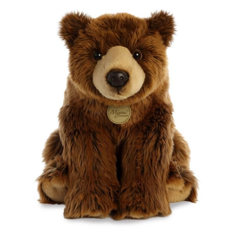 Pluche grizzly beer knuffel 38 cm -