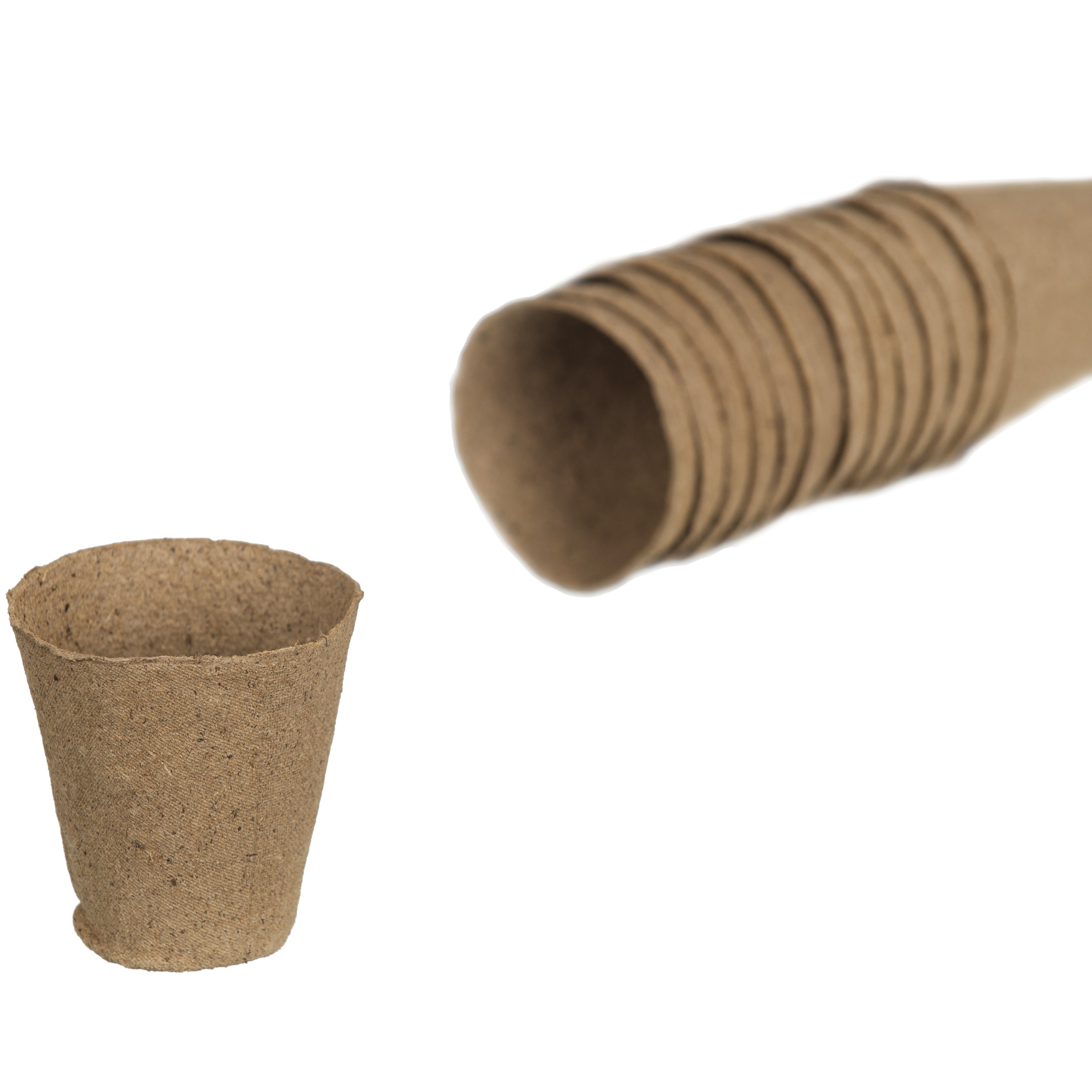 18x stuks biologisch afbreekbare stekpotje / kweekpot 6 cm -