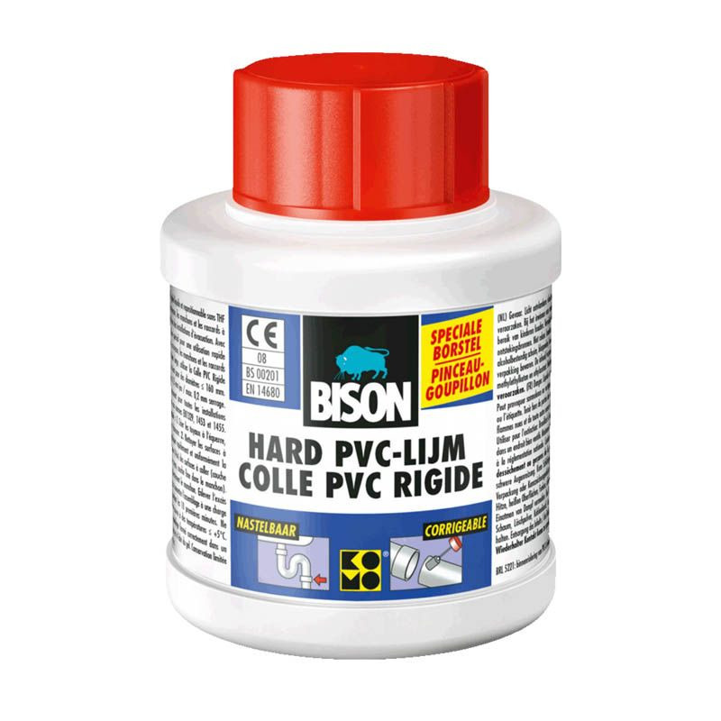 Bison hard PVC lijm 100 ml -