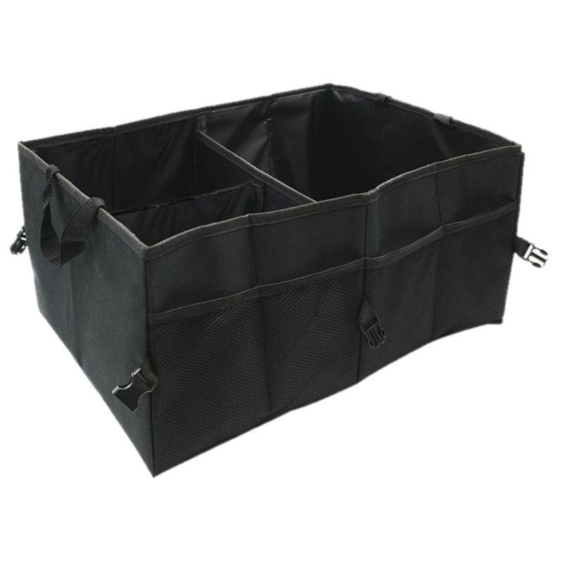 Auto kofferbak organizer tas zwart opvouwbaar 52 x 38 x 26 cm -