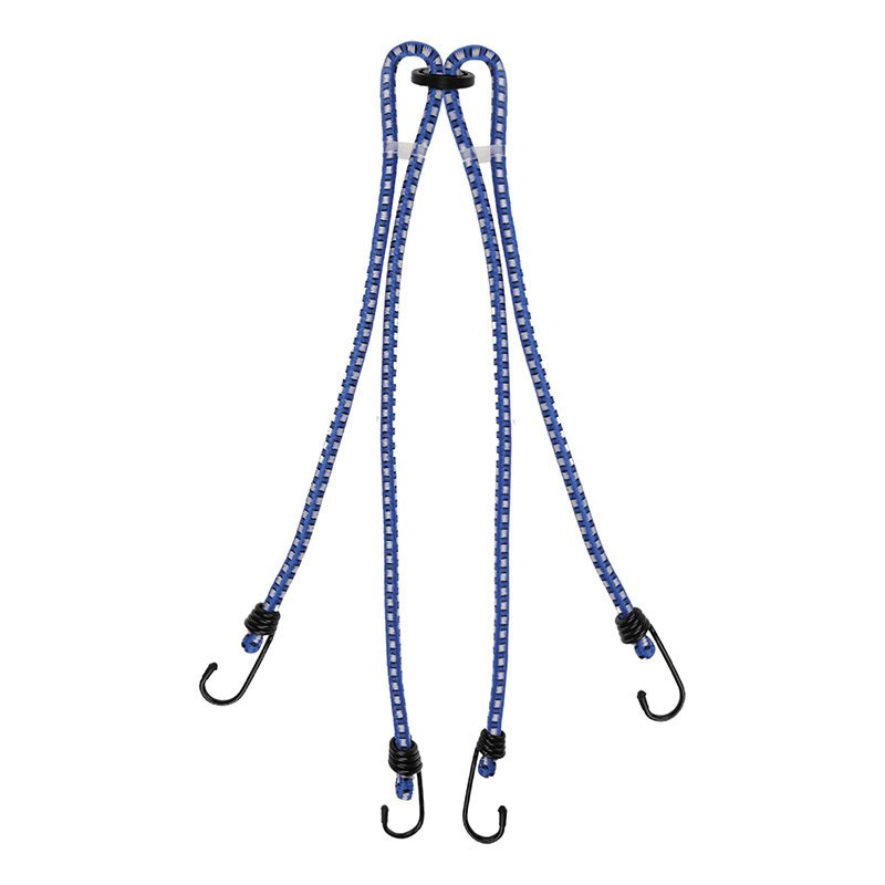 Bagagespin/snelbinders 4-armig met haken 4 x 60 cm -