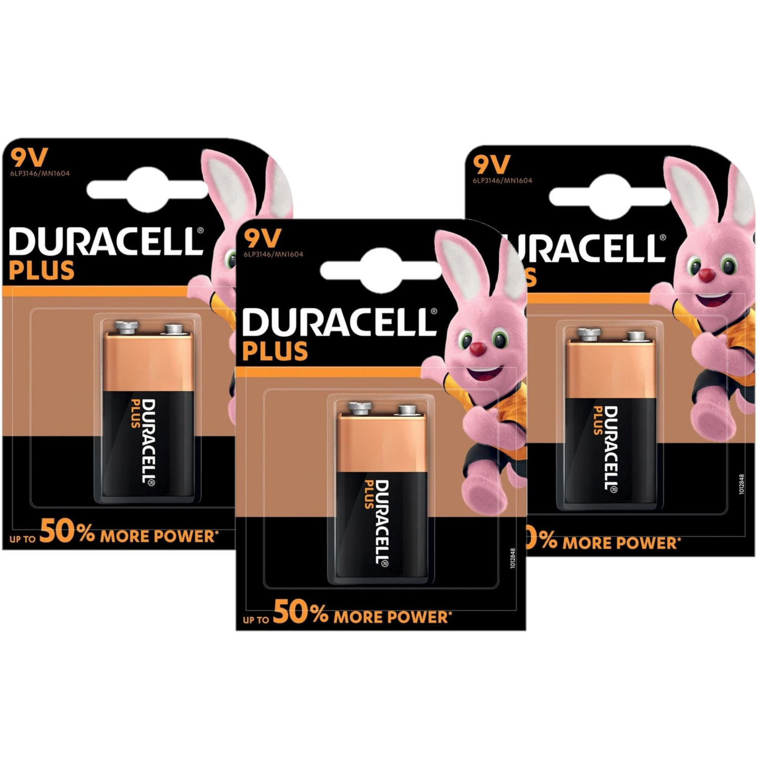 5x stuk Duracell V9 Plus batterij alkaline Lr61 9 V -