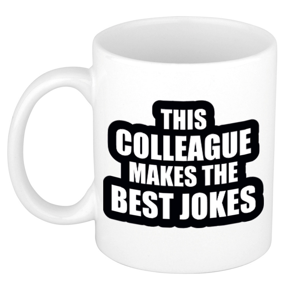 The best jokes cadeau mok / beker 300 ml -