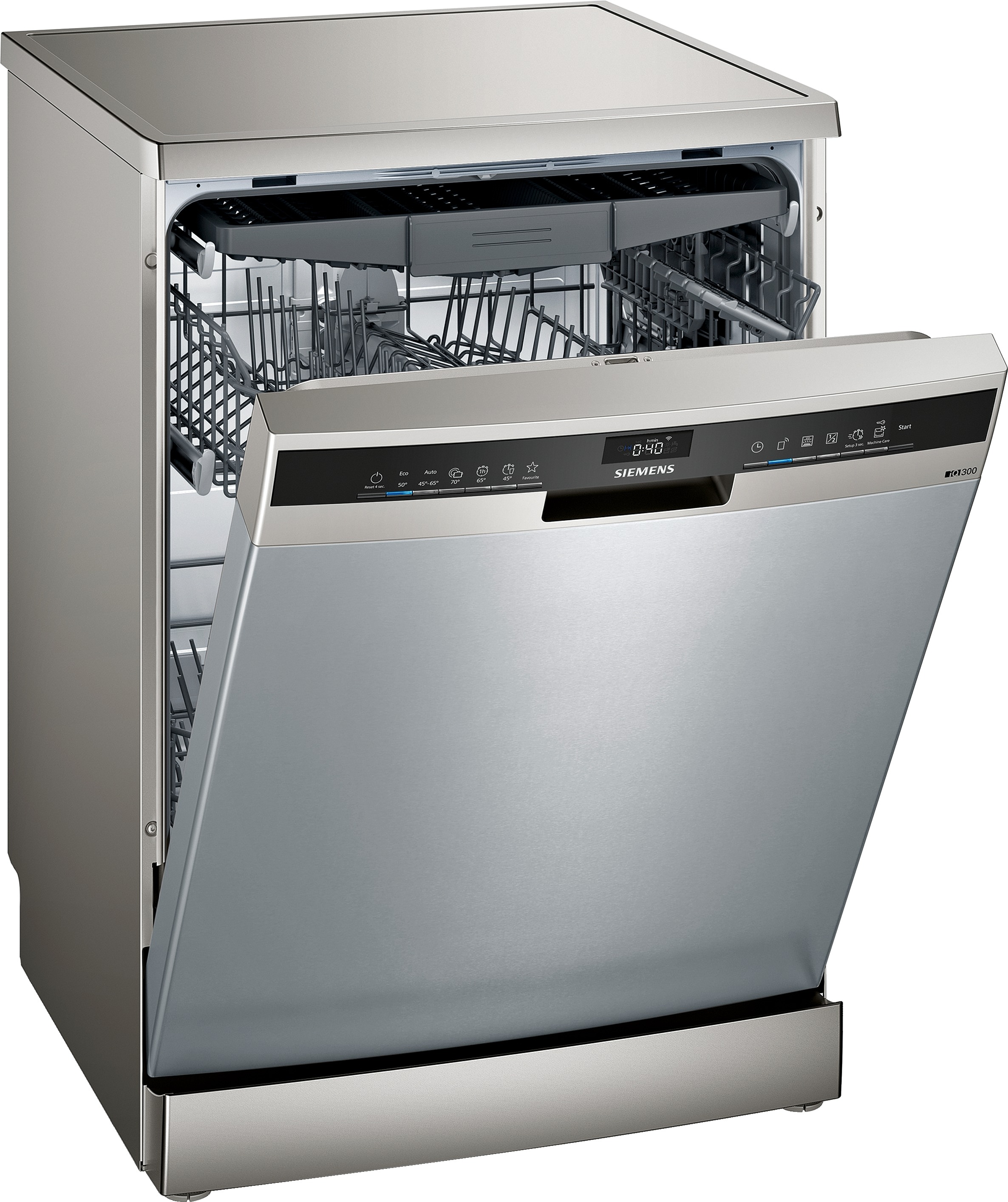 Siemens SN23HI42VE Vrijstaande vaatwasser Grijs