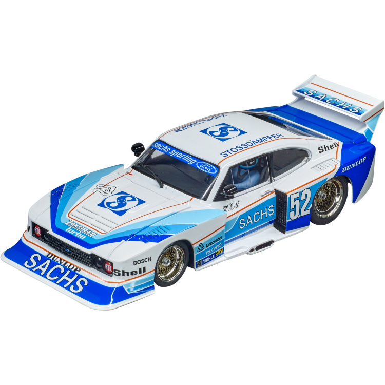 Carrera DIGITAL 124 - Ford Capri Zakspeed Turbo "Sachs Sporting, No.52" racewagen
