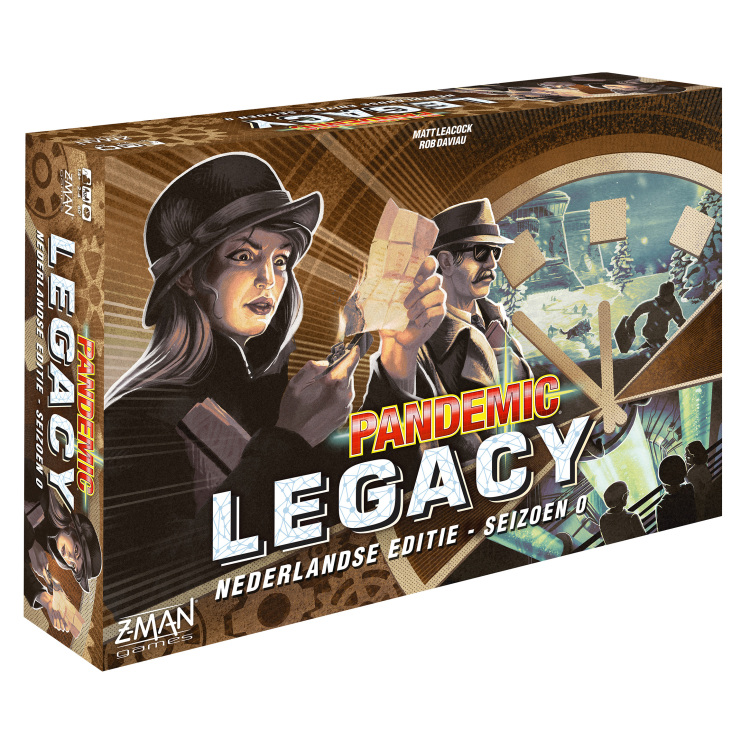 Asmodee Pandemic: Legacy - Seizoen 0 bordspel Nederlands, 2 - 4 spelers, 60 minuten, Vanaf 14 jaar