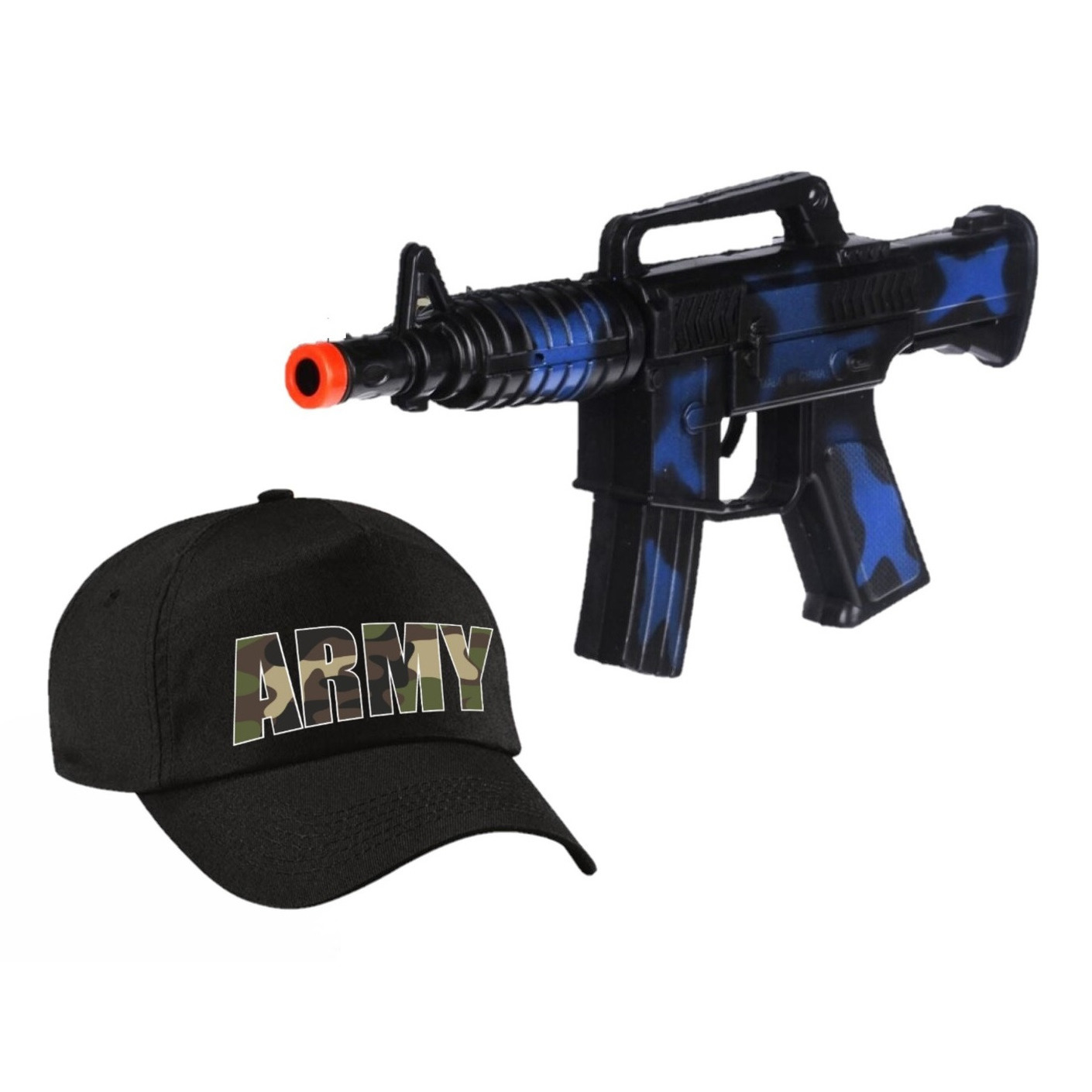 2-Delig verkleedaccessoires set leger/soldaten voor volwassenen -