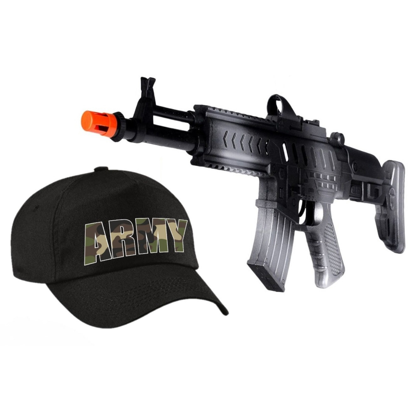 2-Delig speelgoed verkleedaccessoires set leger/soldaten voor kinderen -