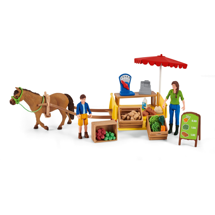 Schleich Farm World - Mobiele farmstand speelfiguur 42528