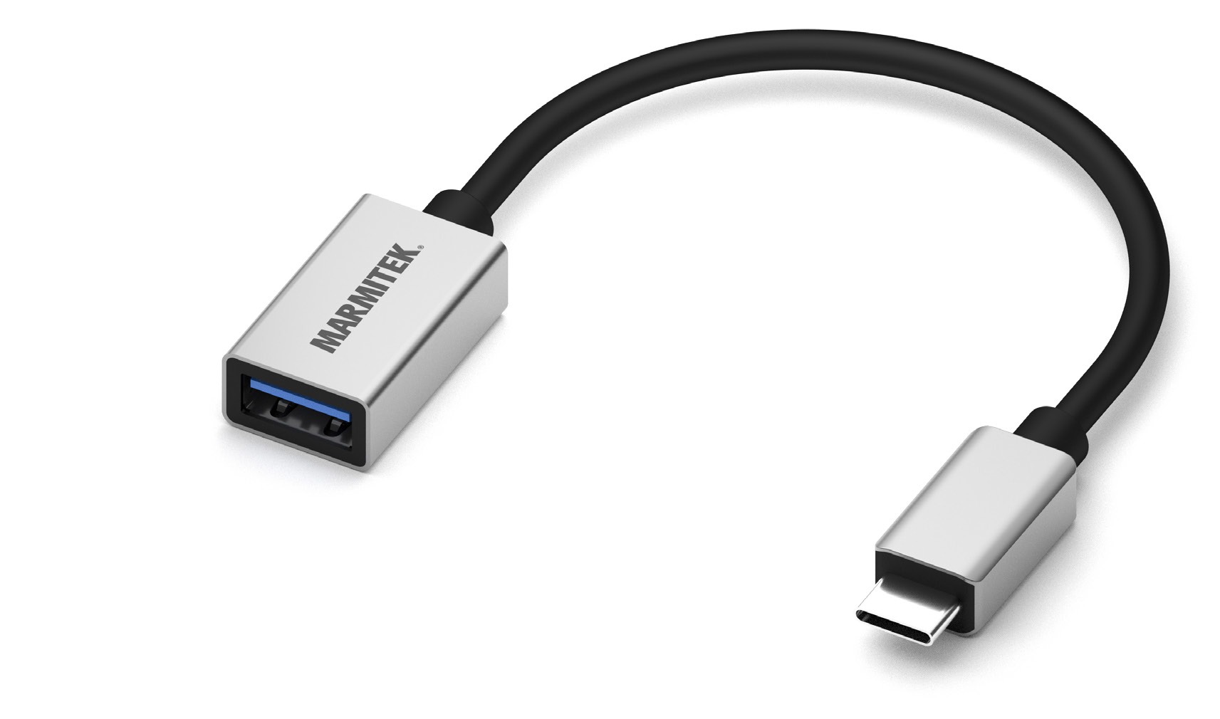 Marmitek Adapter USB type C naar USB-A USB Hub Zwart