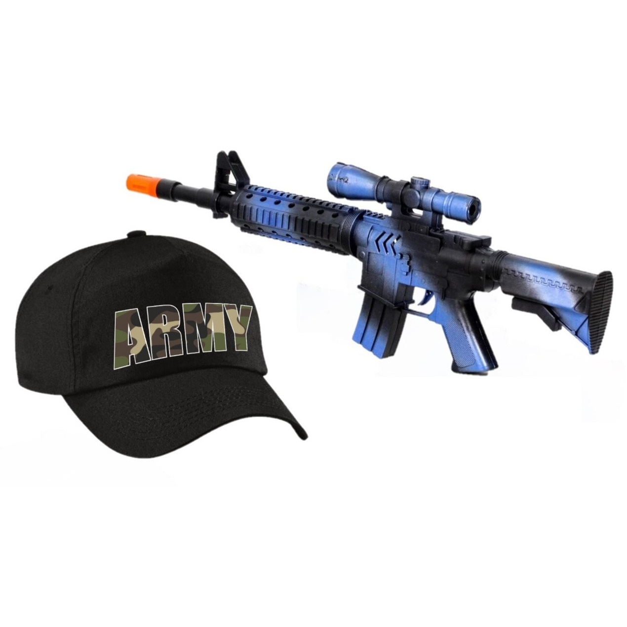 2-Delig speelgoed verkleedaccessoires set leger/soldaten voor kinderen -