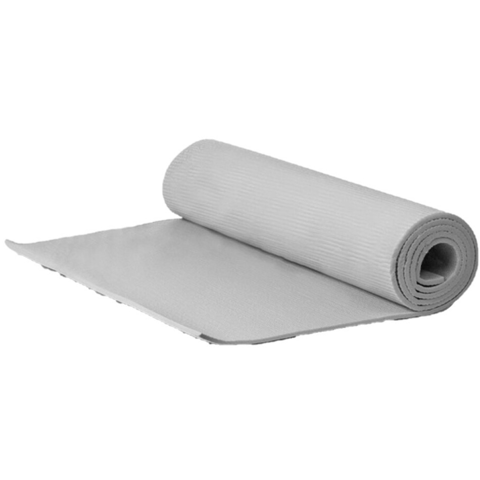 Yogamat/fitness mat grijs 180 x 51 x 1 cm -