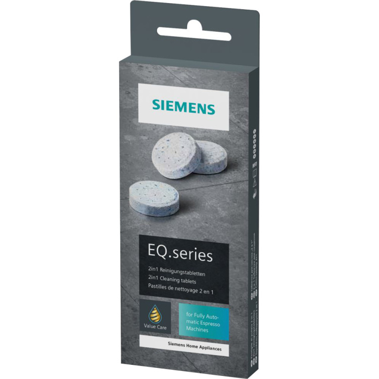 Siemens EQ series ontkalkingstabletten TZ80001A reinigingstabletten