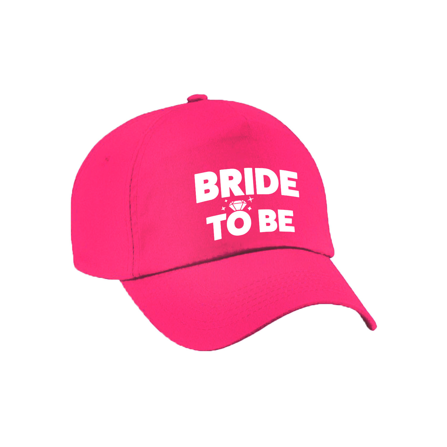 1x Roze vrijgezellenfeest petje Bride To Be dames -