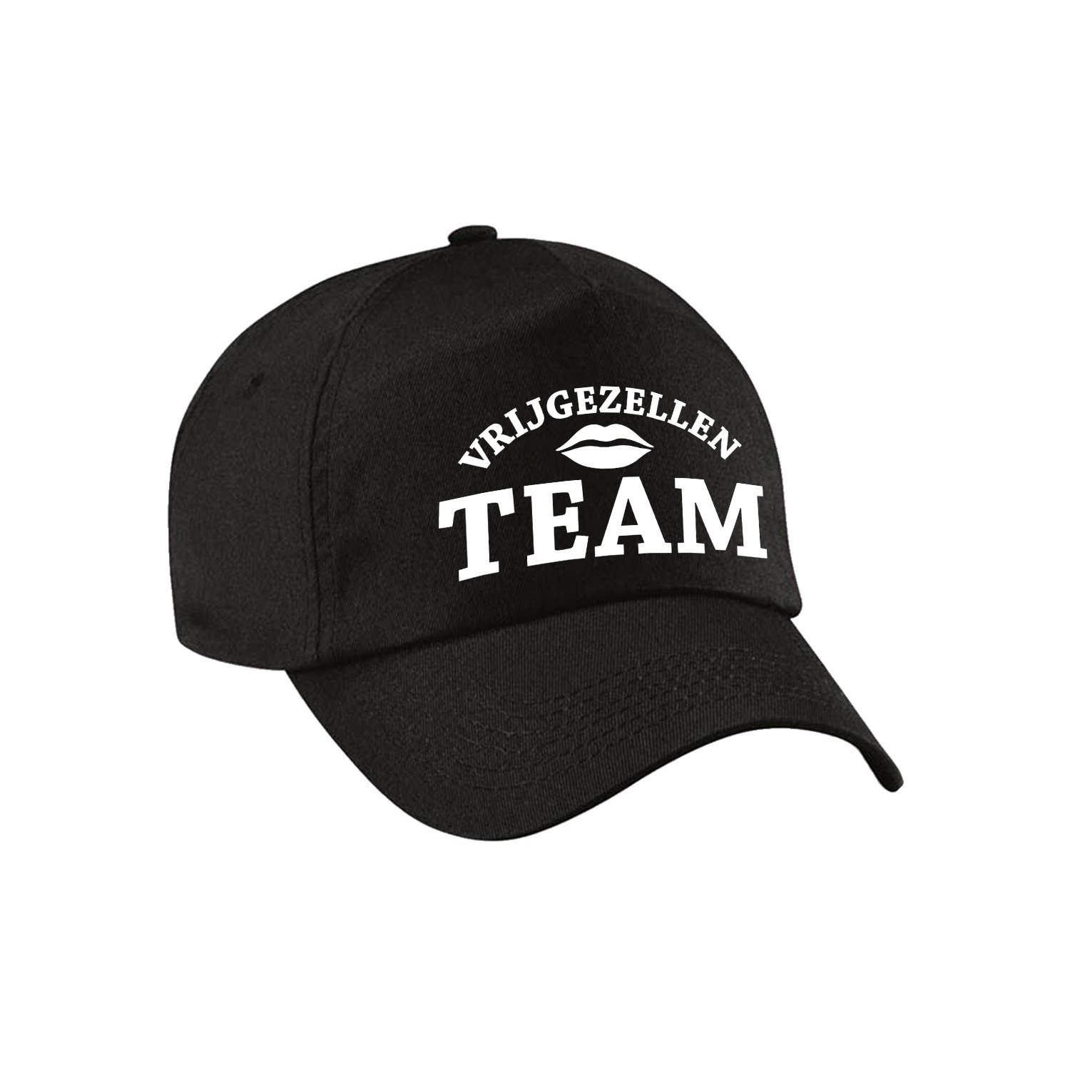 1x Zwart vrijgezellenfeest petje Vrijgezellen Team dames -
