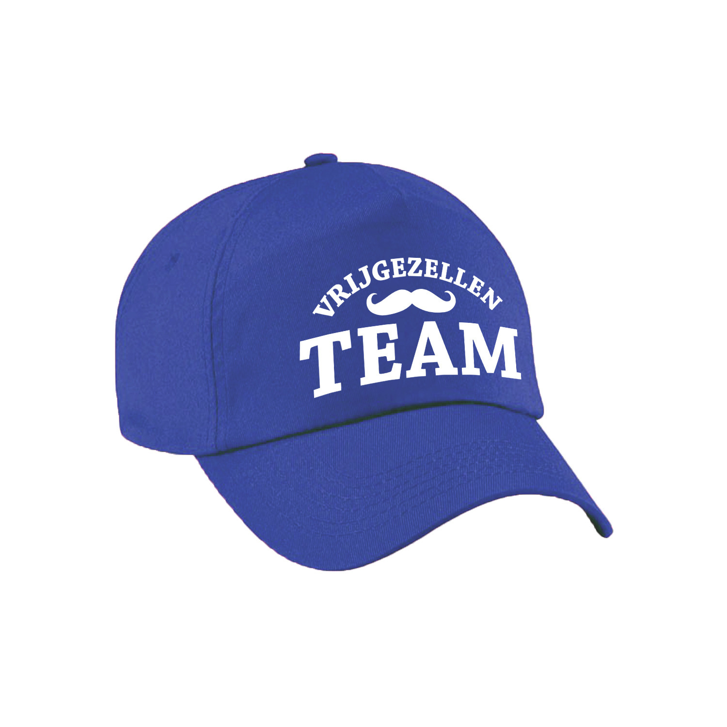 1x Blauw vrijgezellenfeest petje Vrijgezellen Team heren -