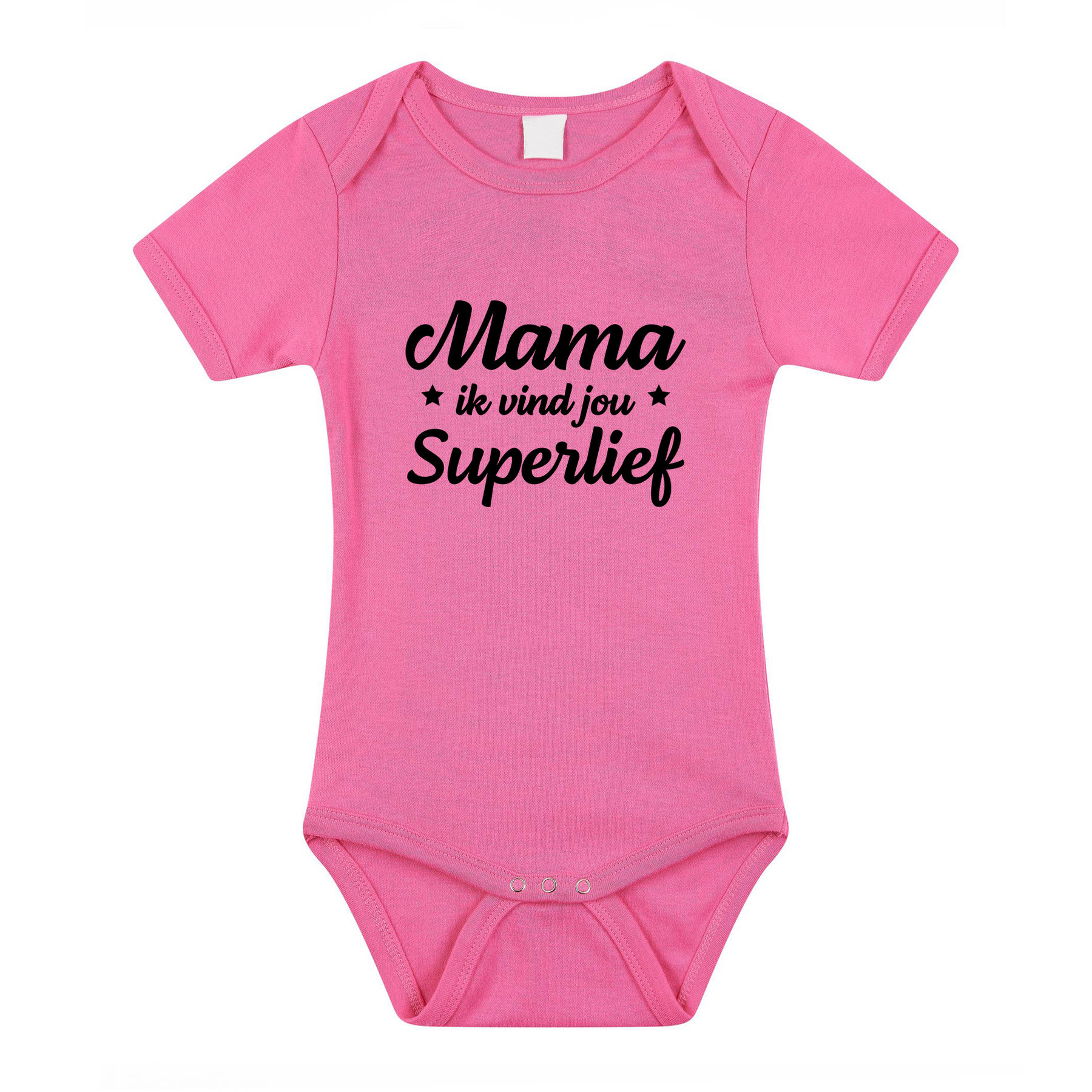 Mama superlief cadeau baby rompertje roze meisjes 68 (4-6 maanden) -