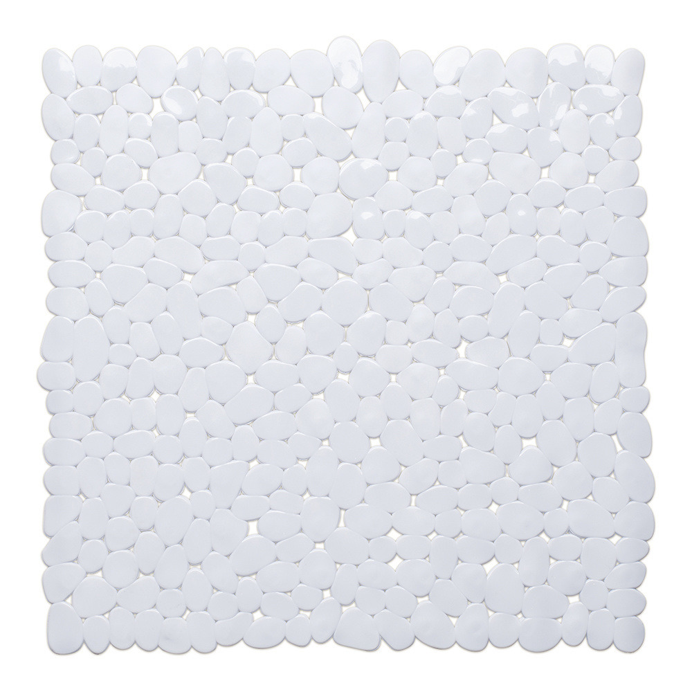 Anti-slip douche mat - wit - 53 x 53 cm - vierkant - Schimmelbestendig -