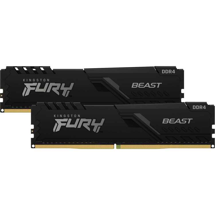 Kingston FURY 32 GB DDR4-3200 Kit werkgeheugen KF432C16BB1K2/32, Beast, XMP 2.0