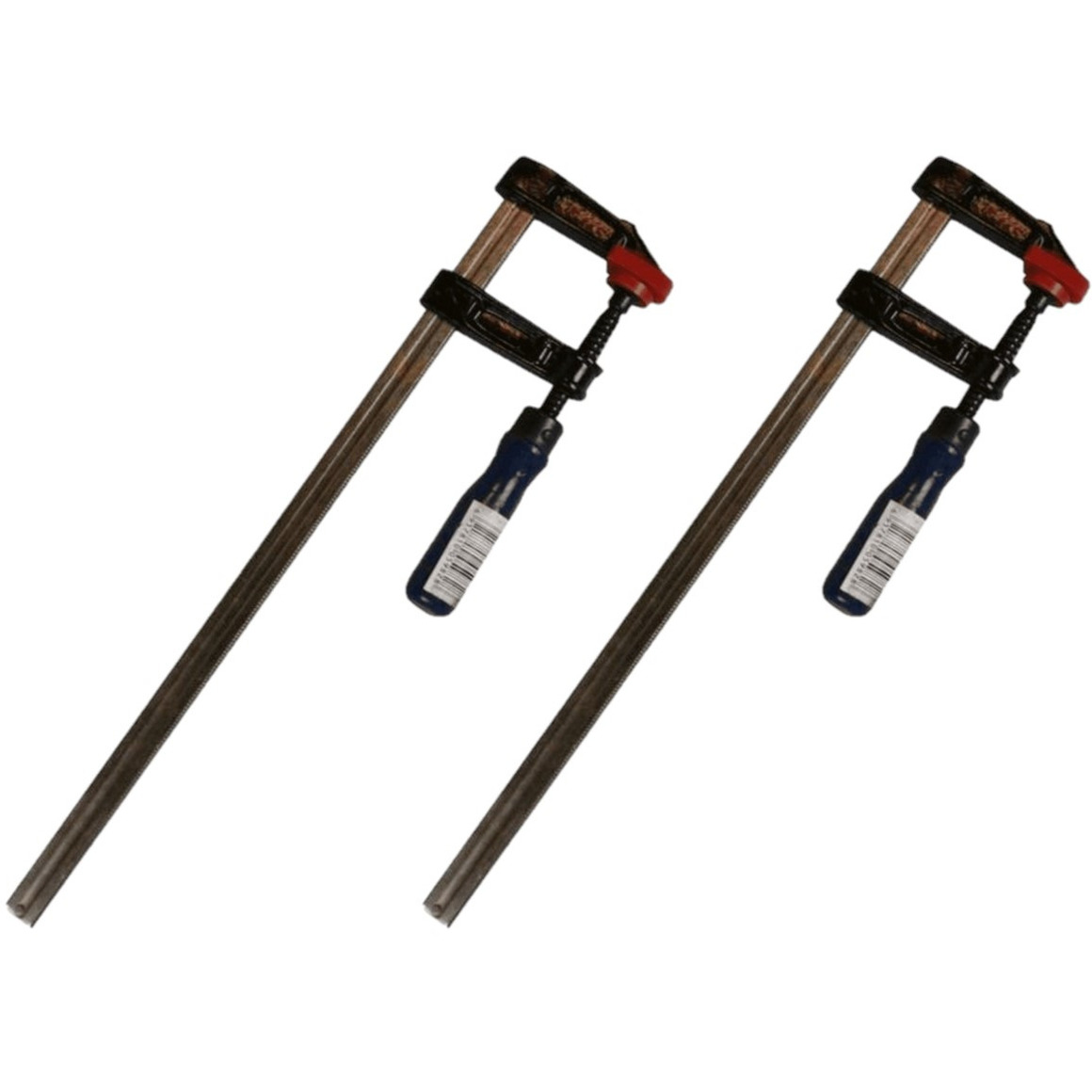 4x stuks grote lijmklemmen/hobbyklemmen metaal 30 x 5 cm -