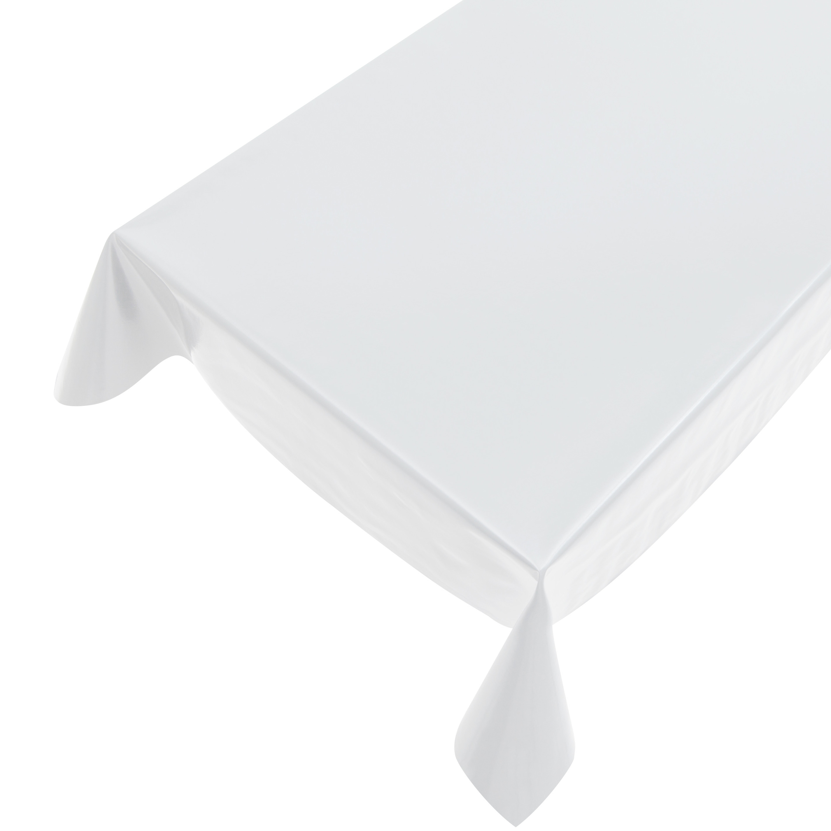 Tafelzeil/tafelkleed wit 140 x 245 cm -