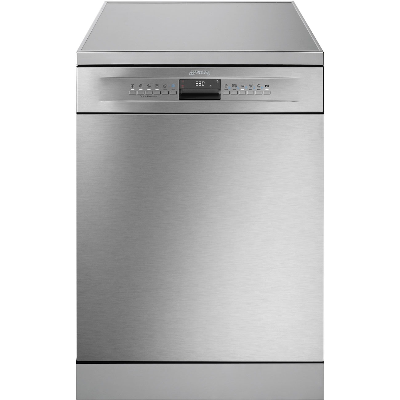 Smeg LVS354CX Vrijstaande vaatwasser Grijs